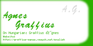agnes graffius business card